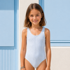 Maillot de bain 1 pièce rayé bleu
