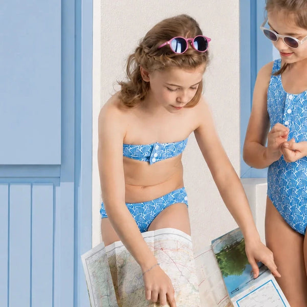 Culotte de bain Zebra bleu
