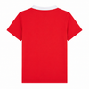 Haut anti-UV Col Mao coquelicot manches courtes