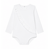 Body anti-UV Col rond blanc