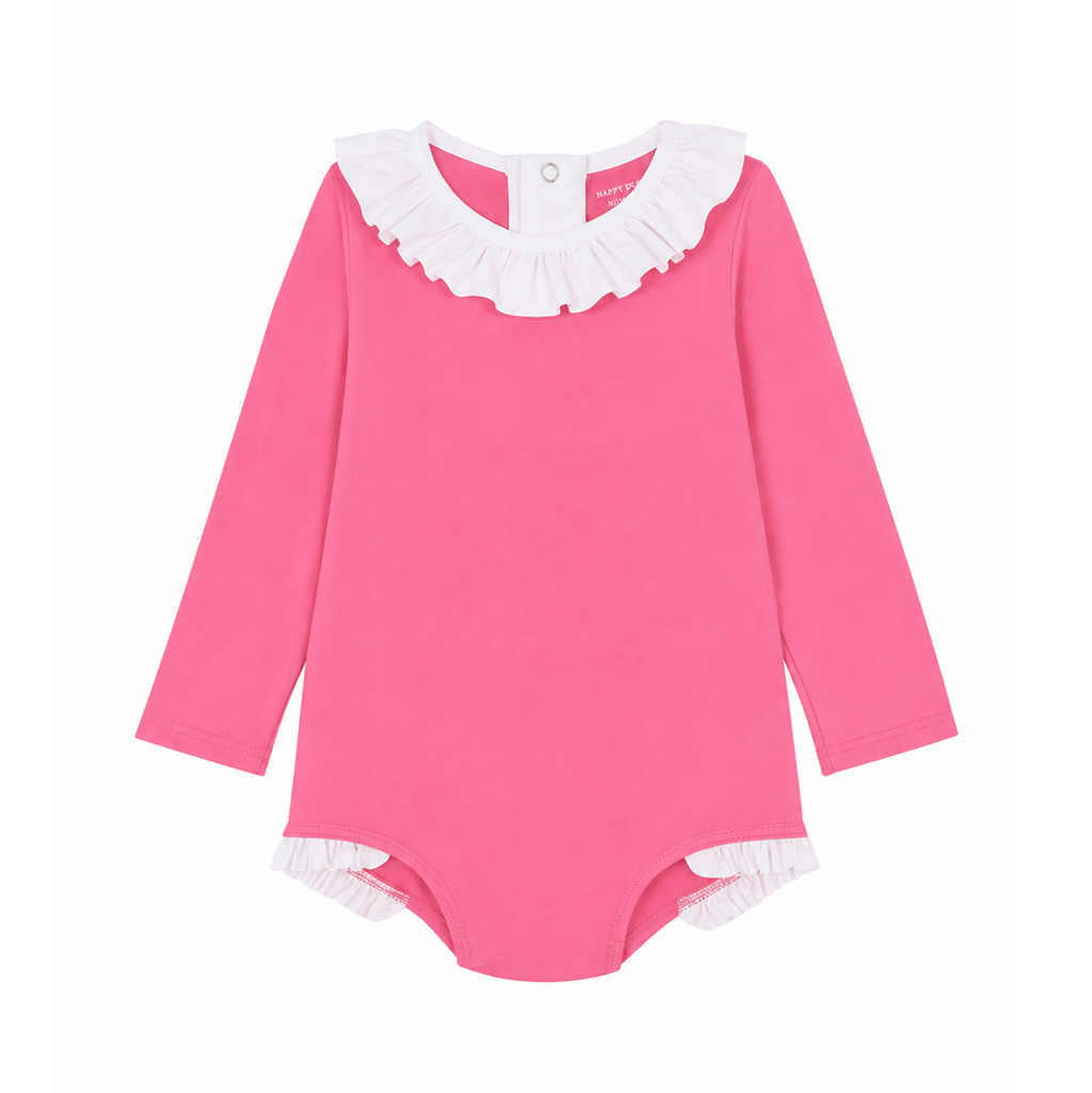 Body anti-UV Col Volant sorbet
