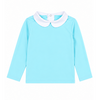 Haut anti-UV Col Claudine agua