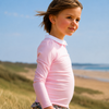 Haut anti-UV Col Claudine rose