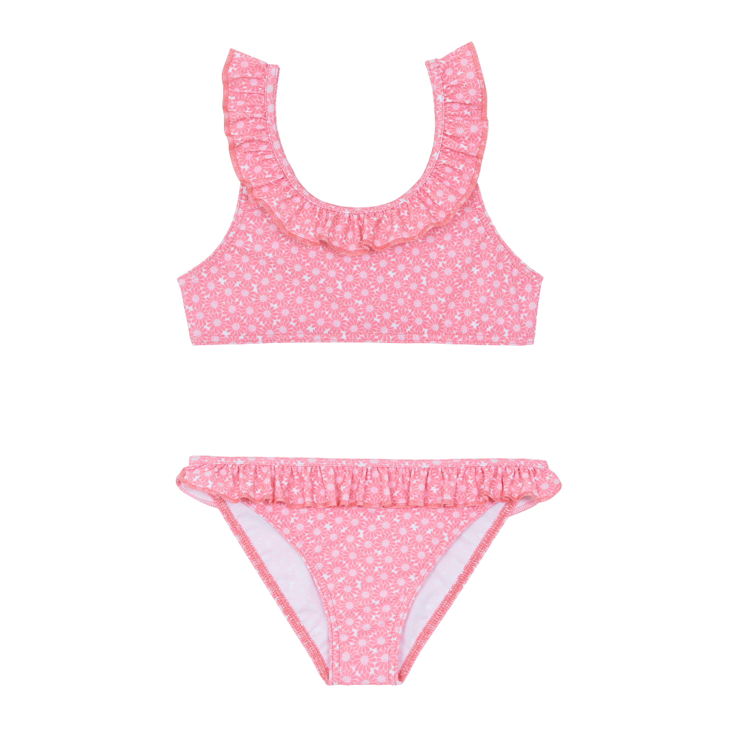Maillot de bain fille -  Cerise 2 pièces main image 0