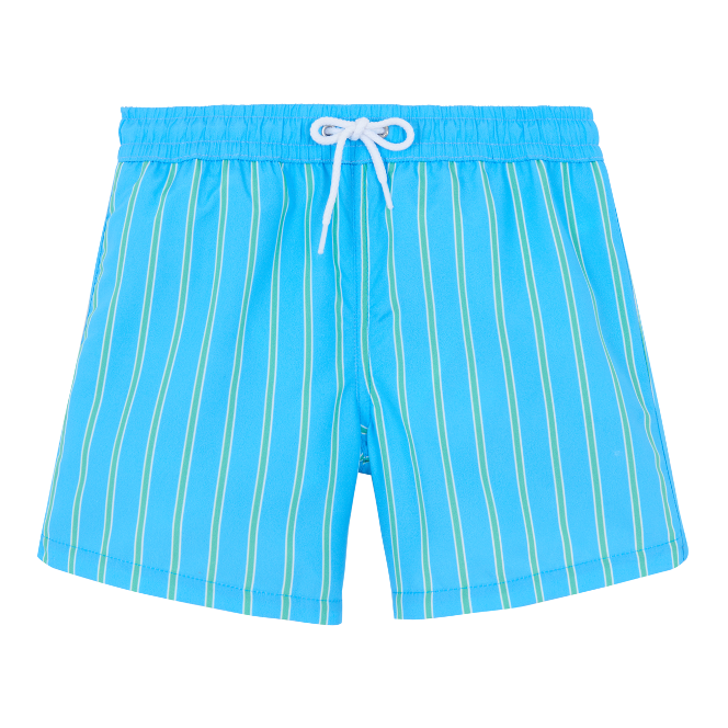 Maillot de bain homme Rayé bleu et vert