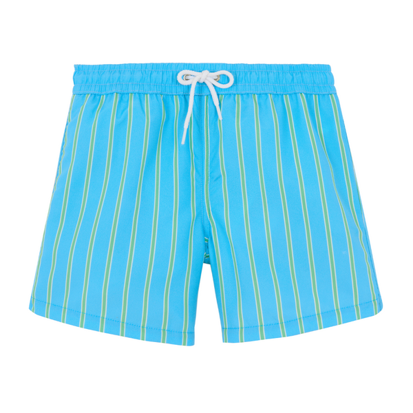 Maillot de bain homme Rayé bleu et vert