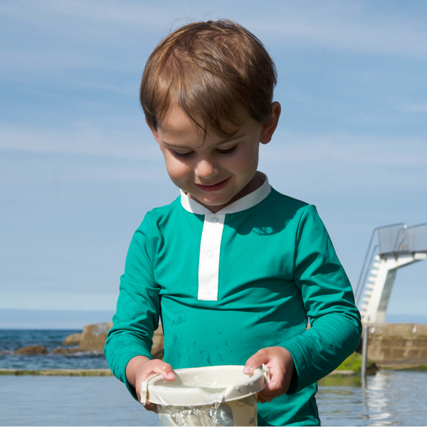 Haut anti-UV Col Mao jade