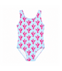 Maillot de bain 1 pièce Colibri rose