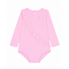 Body anti-UV Col rond rose