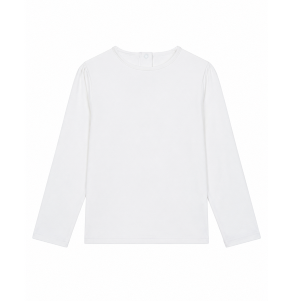 Haut anti-UV Col Rond blanc