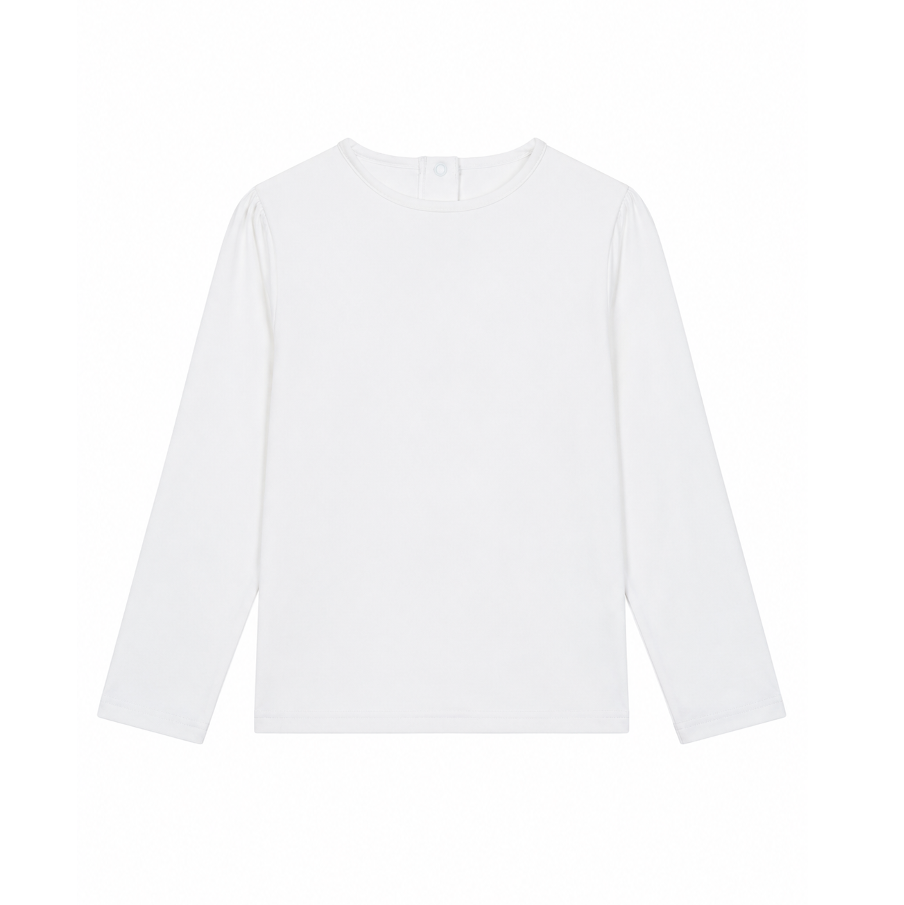 Haut anti-UV Col Rond blanc