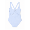 Maillot de bain 1 pièce rayé bleu