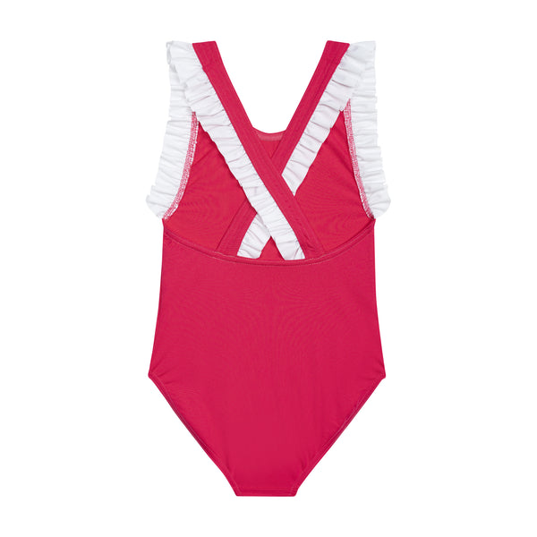 Maillot de bain 1 pièce Framboise
