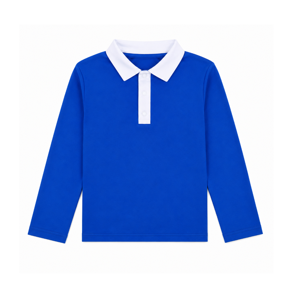 Haut anti-UV Col Polo royal