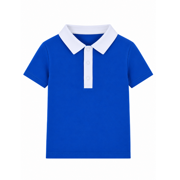 Haut anti-UV Col Polo royal manches courtes
