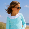 Haut anti-UV Col volant agua