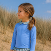 Haut anti-UV Col Claudine lavande Liberty