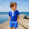 Haut anti-UV Col Mao Royal manches courtes