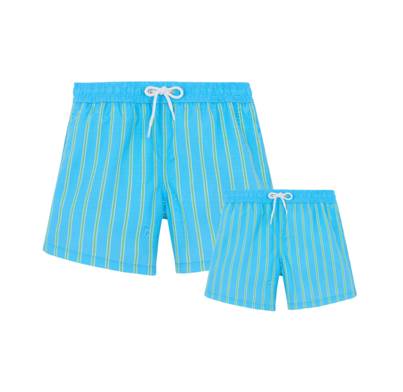 BOX RAYURES BLEU Papa-Garçon