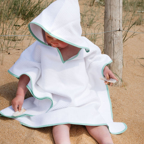 Poncho vert d'eau